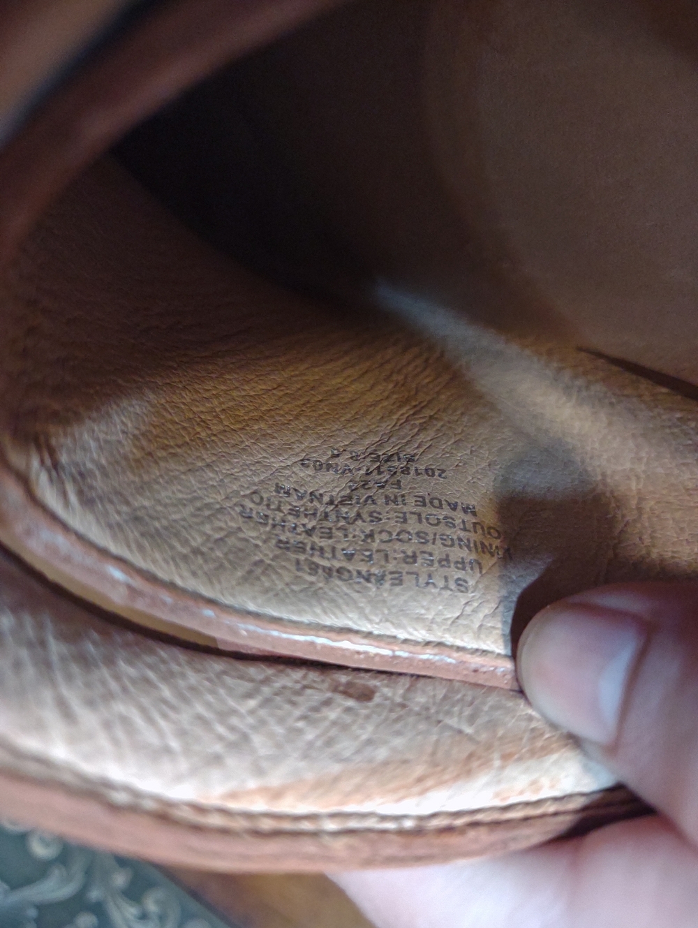 The Cecily Clog in Oiled Leather  English Saddle - Picture 12 of 12